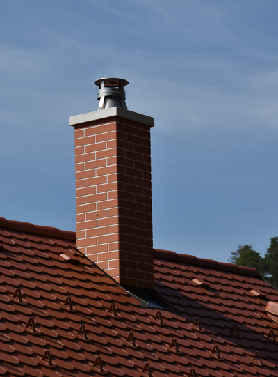 Streha z dimnikom Schiedel