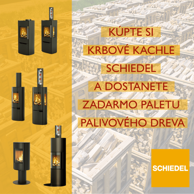 Kúpte si kachle alebo krb Schiedel a získajte k nim paletu palivového dreva. Kúpte si kachle alebo krb Schiedel a získajte k nim paletu palivového dreva.
