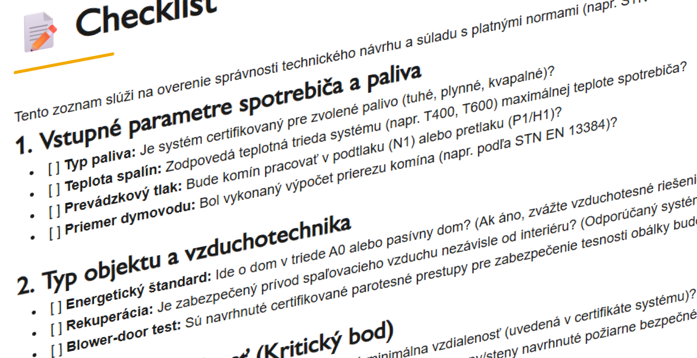 Výstup v pdf - výpočet spalinovej cesty