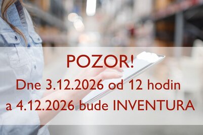 Inventura prosinec 2026