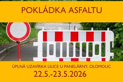 ÚPLNÁ UZAVÍRKA OLOMOUC