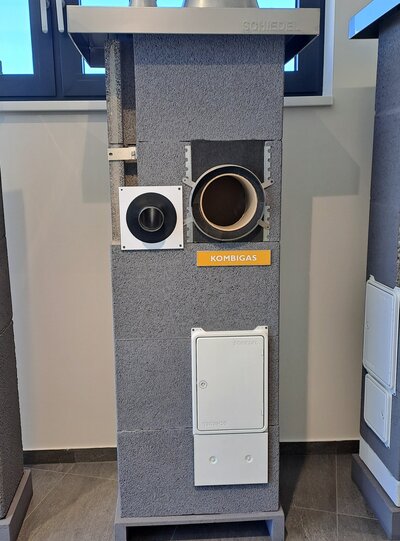 Vzorek KOMBIGAS v showroomu
