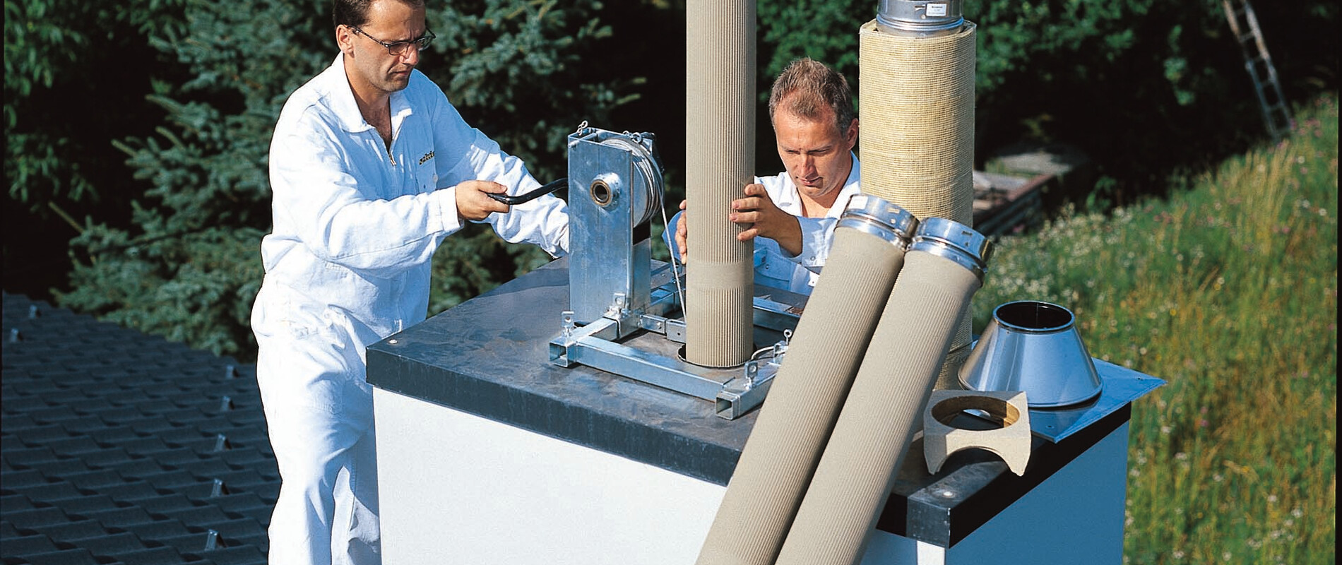 Rekonstrukce komínu systémem Keranova