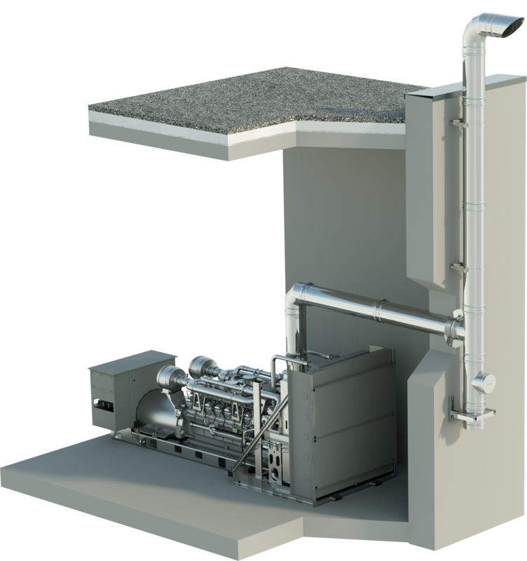 Schiedel ICS5000 sistemski presek