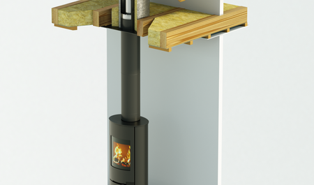 Dům s komínem PERMETER SMOOTH AIR