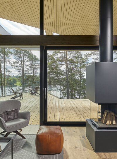 Kamin sa cijevi sustava Permeter Smooth
