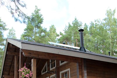 Permeter Smooth na drvenoj kući