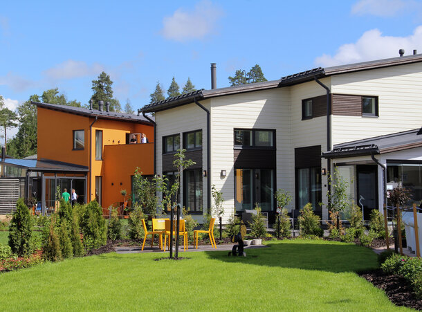 Permeter kémény kertvárosi lakóházon