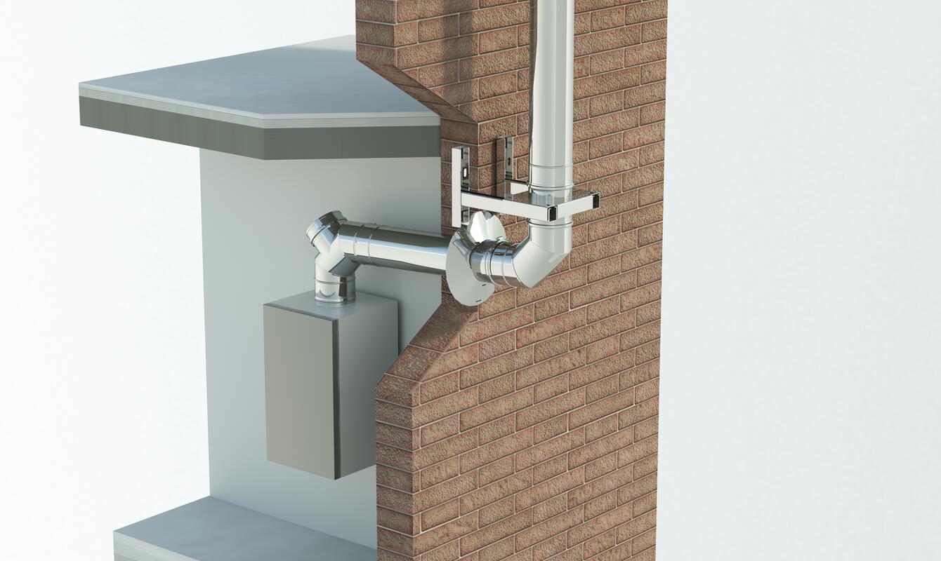 UK PLUS - CONCENTRIC - STAINLESS STEEL CHIMNEY SYSTEM