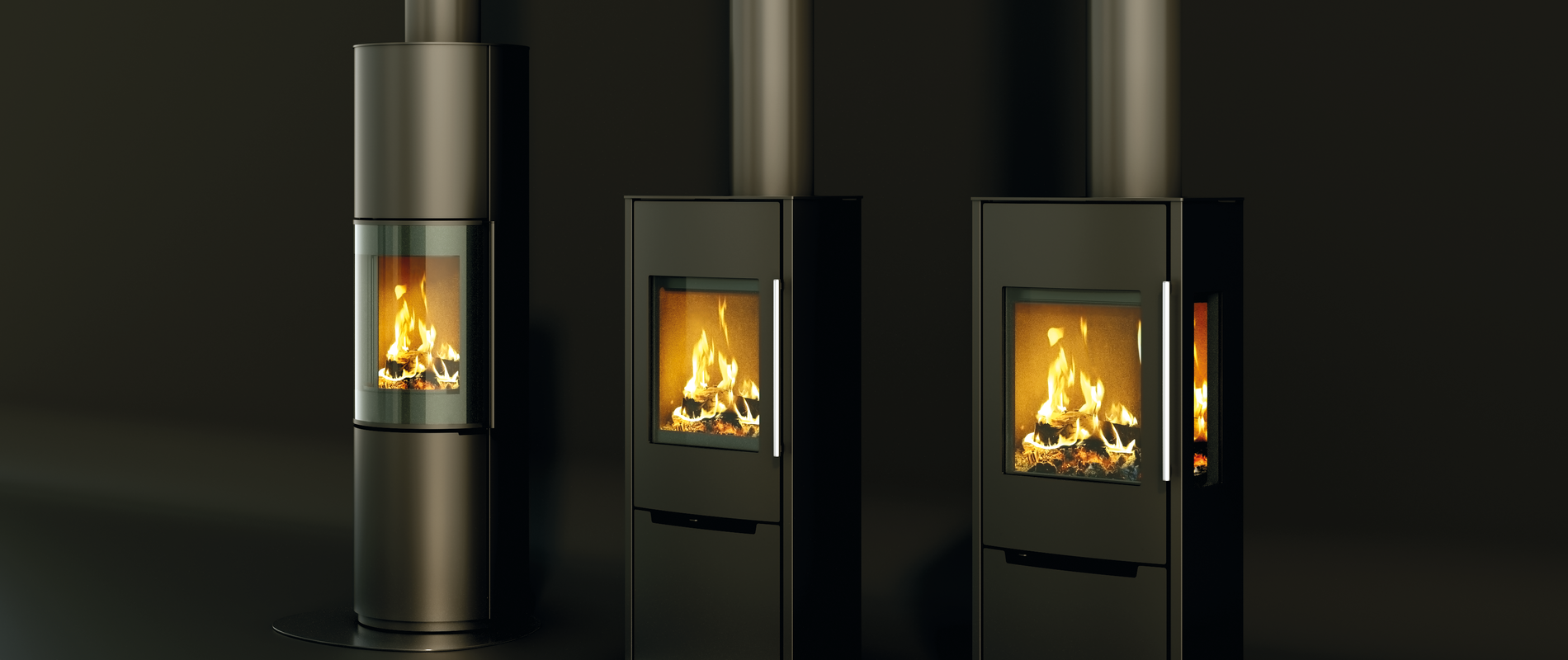 Volně stojící kamna MIMAS a SARGAS