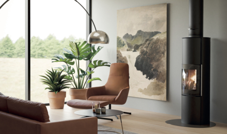 Mimas-kevyttakka olohuoneessa