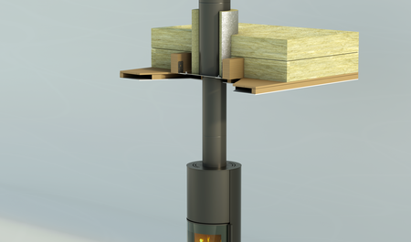 Permeter Smooth Air kémény és a Mimas kandalló