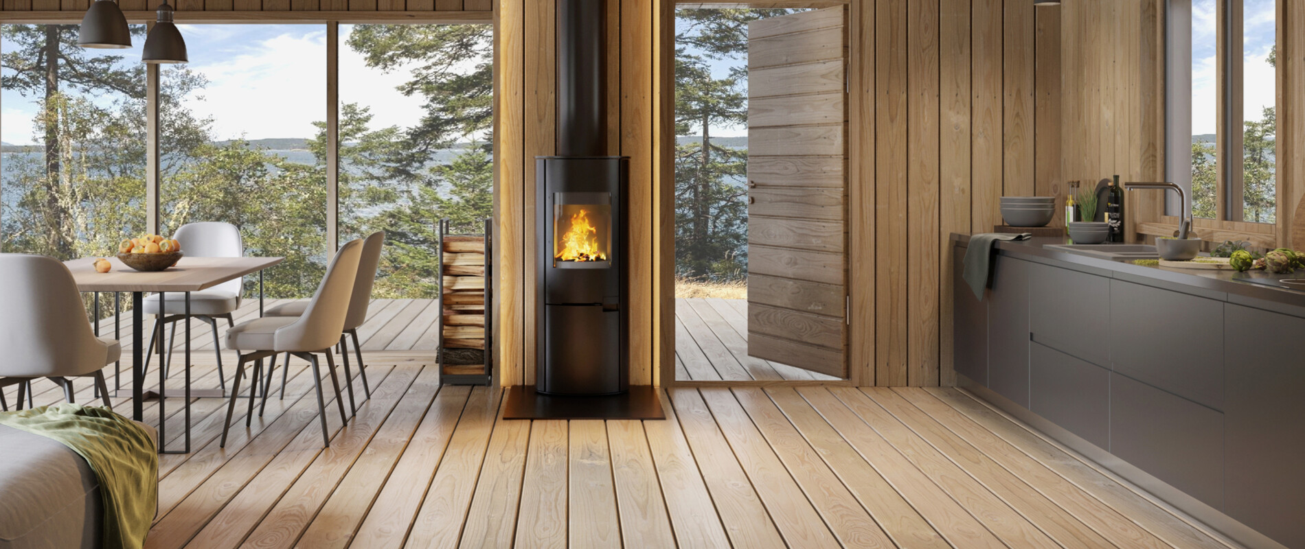 Sirius 1 skandinaavisessa kesämökissä