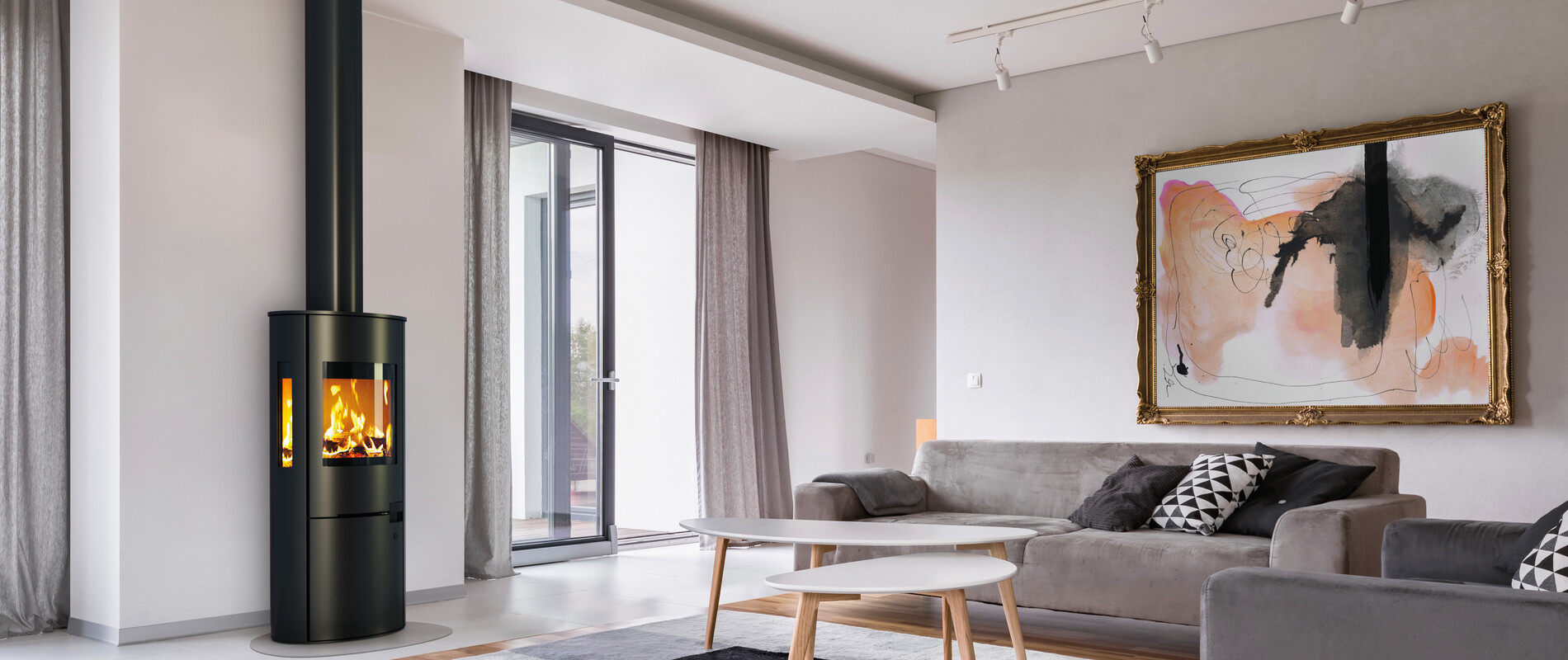 Schiedel SIRIUS úsporná stylová kamna na dřevo