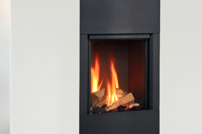 Pohled do hořícího KINGFIRE GAS