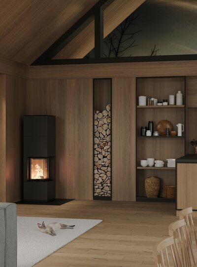 Fornax kao ukras u kutu dnevne sobe