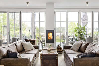 CELSIUS - Insert and chimney in one compact design