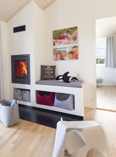 PerfectFire Nordic nær vinduer