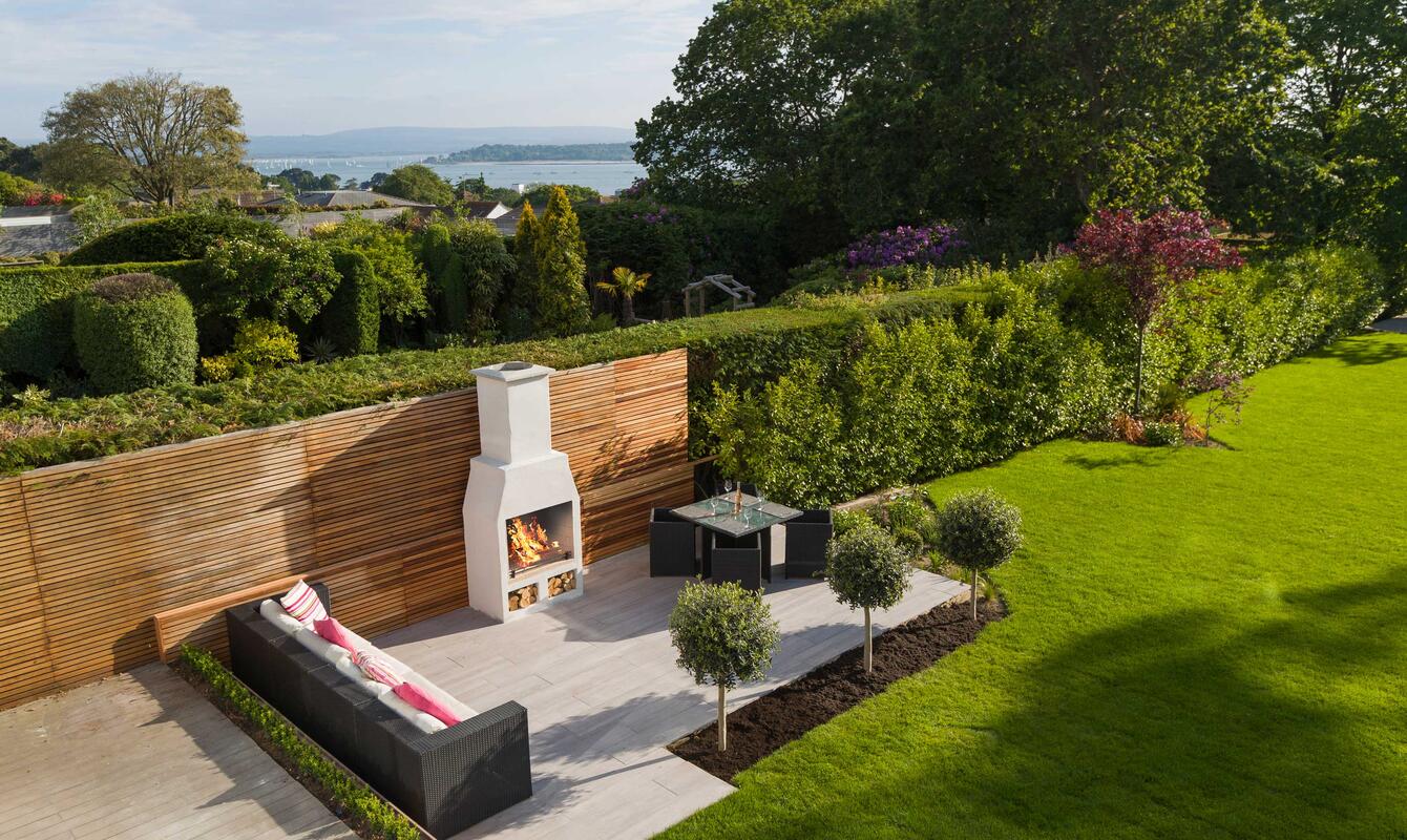 Schiedel Garden Fireplace