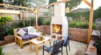 Garden fireplace medium