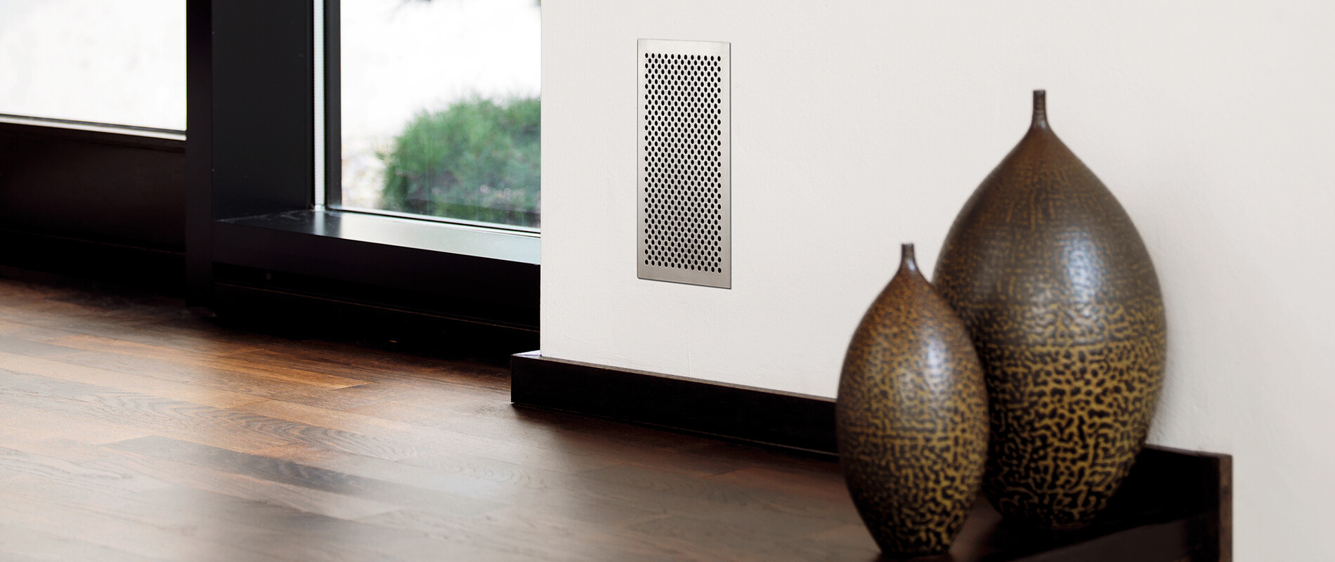 Vyústenie riadeného vetrania zo steny