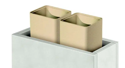 Tubi di scarico Tramoggia acciaio inox 304 per canna fumaria MASCHIO
