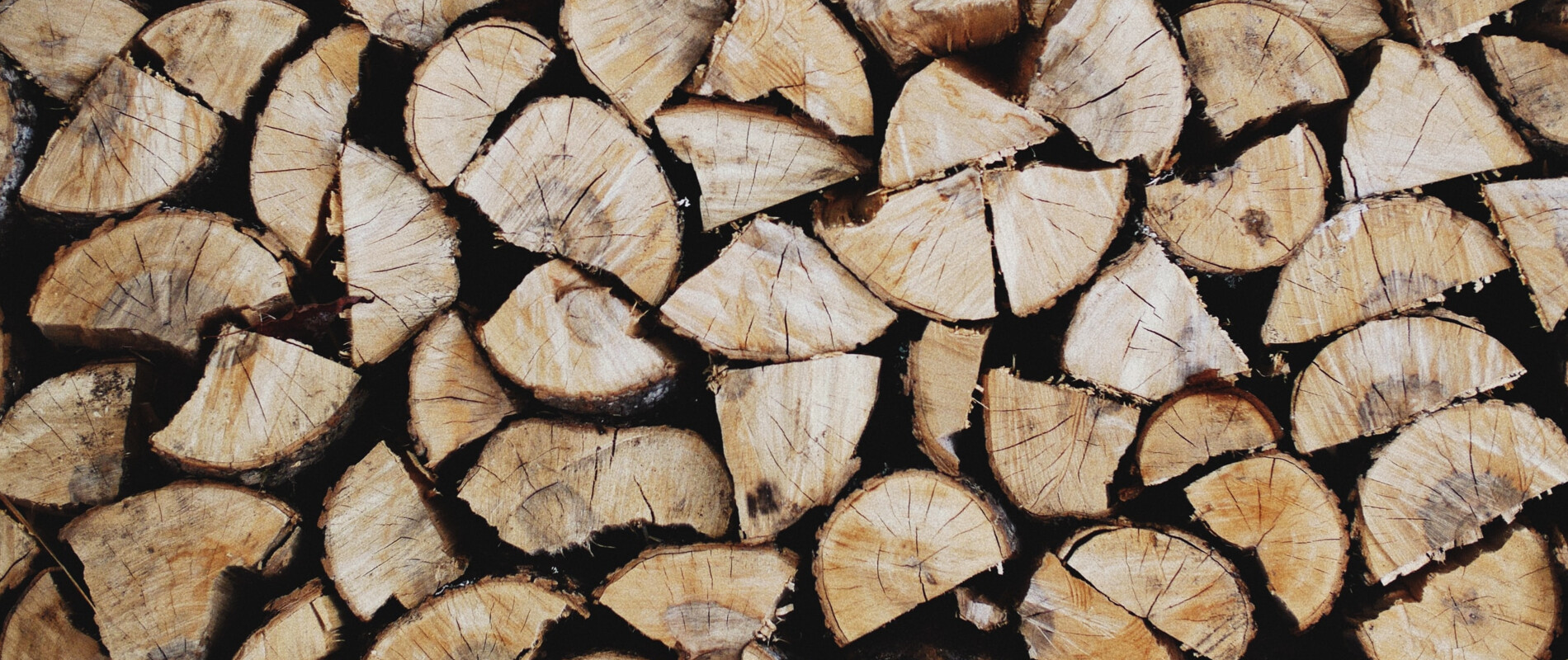 Gestapeltes und gespaltetes Brennholz | © Patrick Tomasso