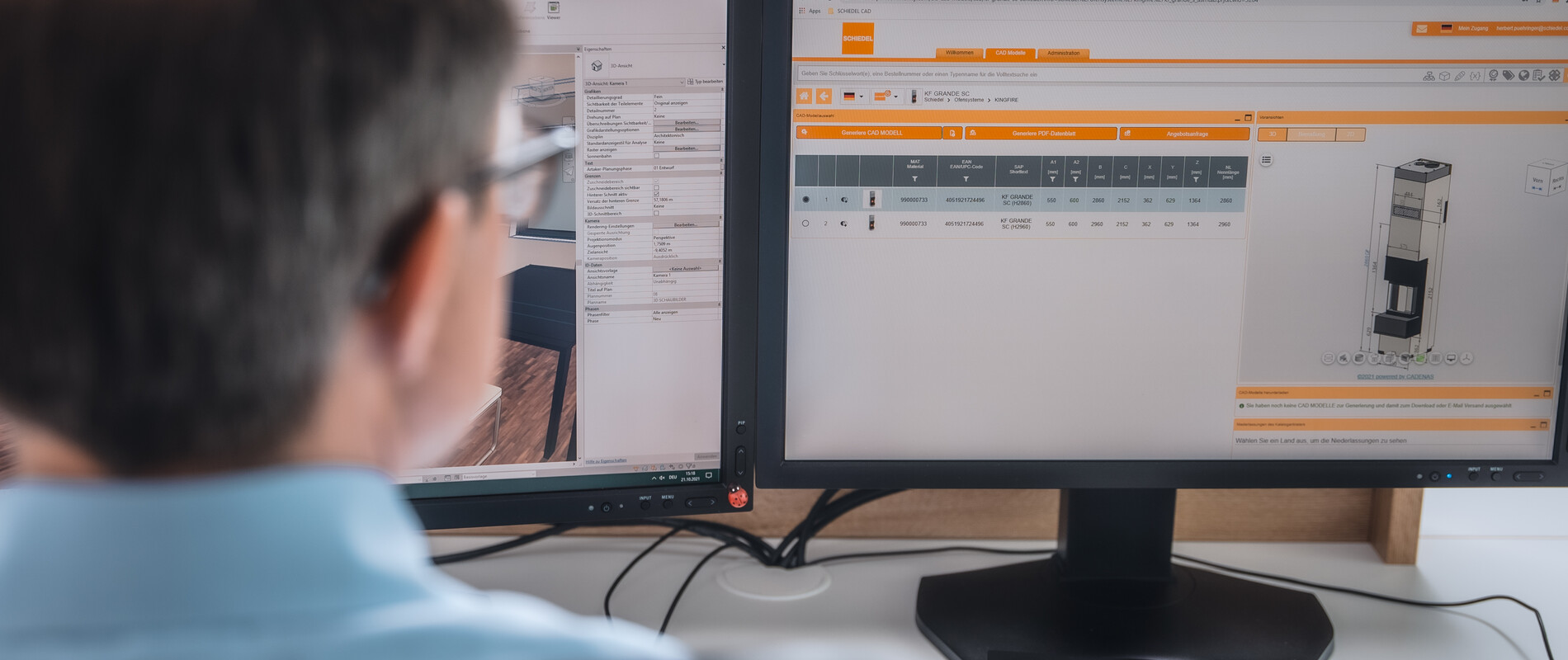 3D BIM / CAD database