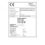 CE informacija: ISO-2 keramična dimniška cev