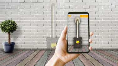 Augmented Reality Chimney Builder for Stoves
